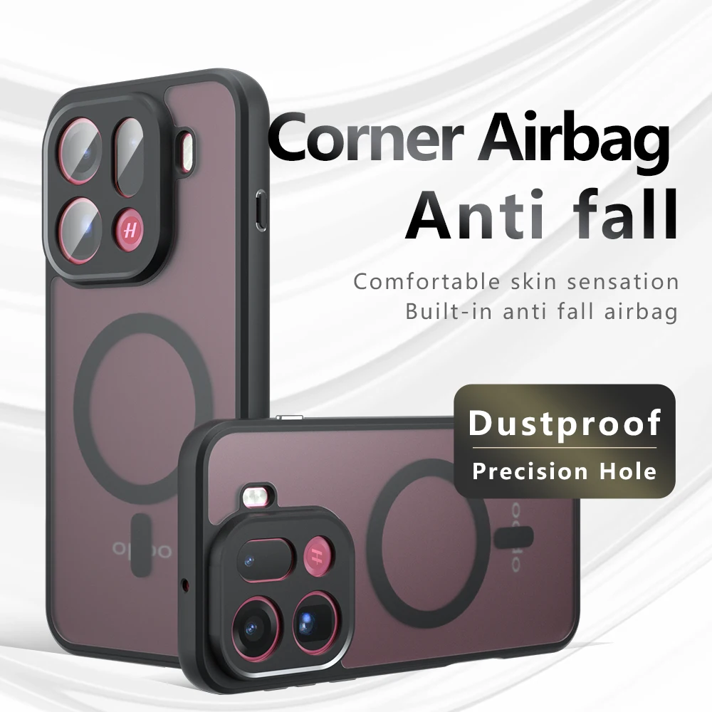 Matte Hard Pc Back Case - Coque pour OPPO Find X9 Pro,