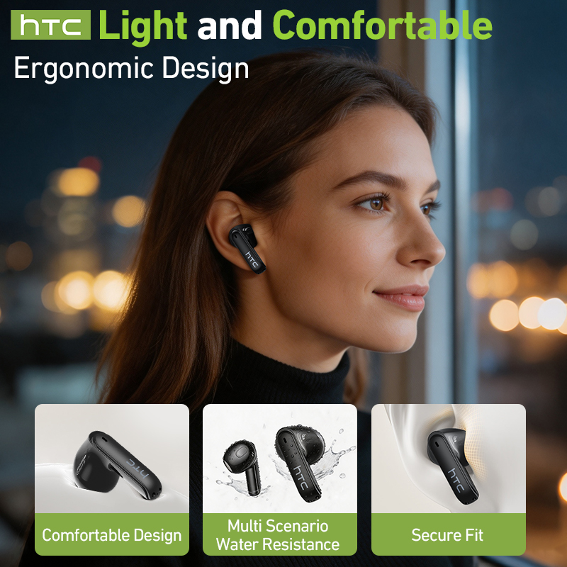 Écouteurs TWS de jeu HTC NE94  - Earphones avis et prix