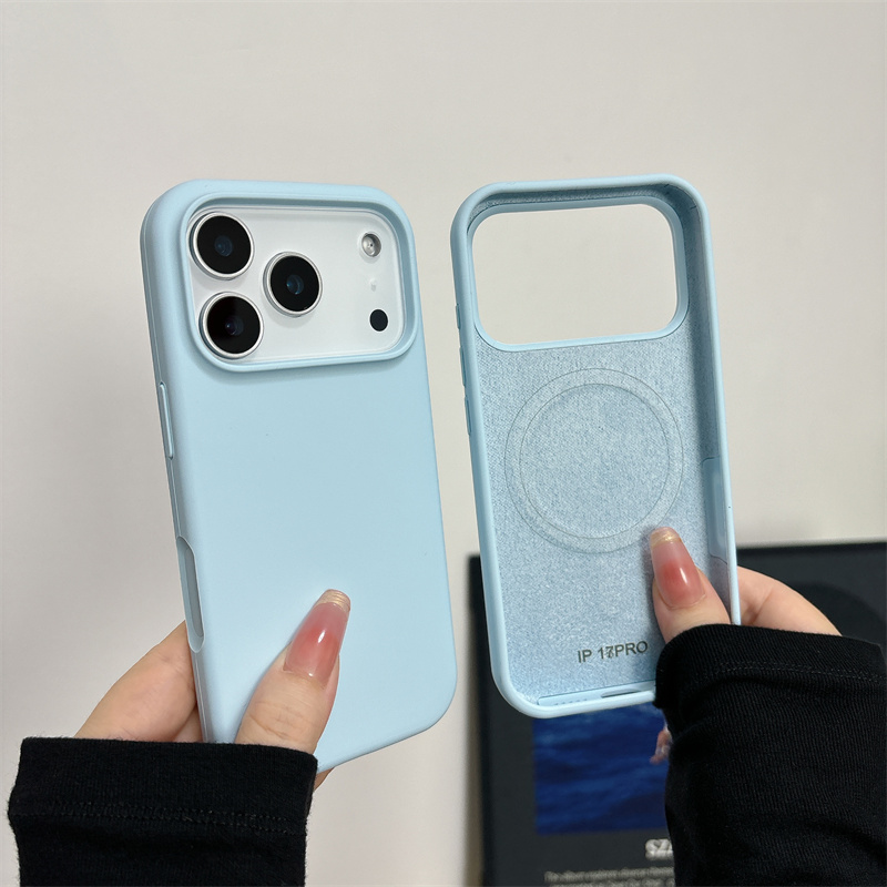 Coque en silicone liquide magn - Liquid Silicone Magnetic Phone Case avis et prix