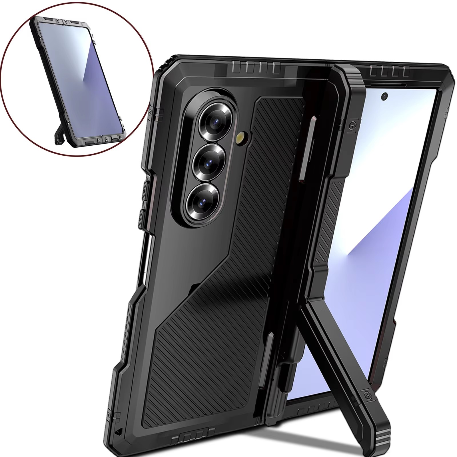 Pour Saumsung Z Fold 7 6 5 4 m - Heavy Duty 360 Full Body Protective Case avis et prix